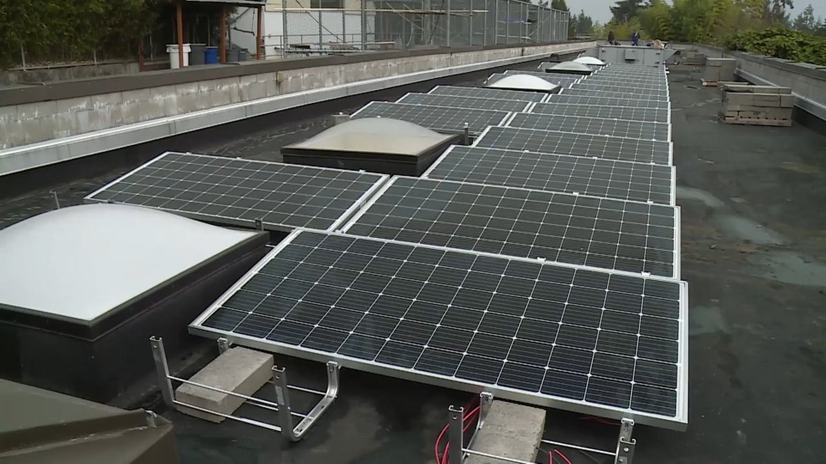 MyTPU's tweet photo. "For many years now, @PtDefianceZoo has been saving energy every night of Zoolights with LED bulbs. But now the Zoo will be making energy during the day as well, thanks to 71 brand-new solar panels on the roof..." https://t.co/lgqXd7Ff3V
.
.
.
#evergreenoptions #communitypowered https://t.co/BJmLbhdIJO