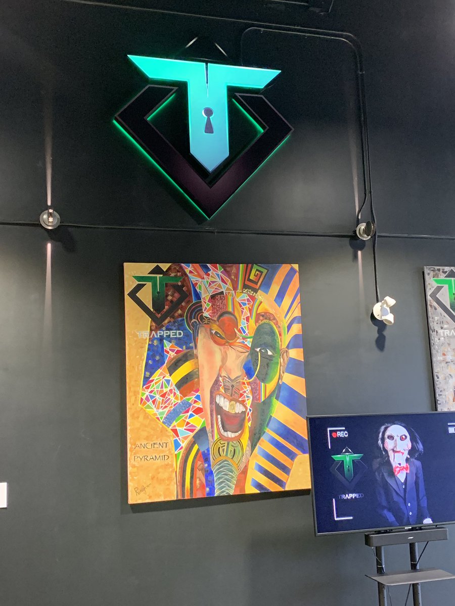 CDNInsurance's tweet image. Rainy Good Friday activity? Escape room! Checking out #TrappedMississauga @TRAPPED_SAUGA