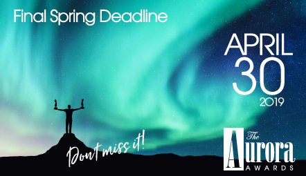 Create your next opportunity to hold up an Aurora Award in glorious celebration of your own amazing creations, enter today. Celebrating  #FemaleFilmmakerFriday #FemaleStatue #FridayFeeling