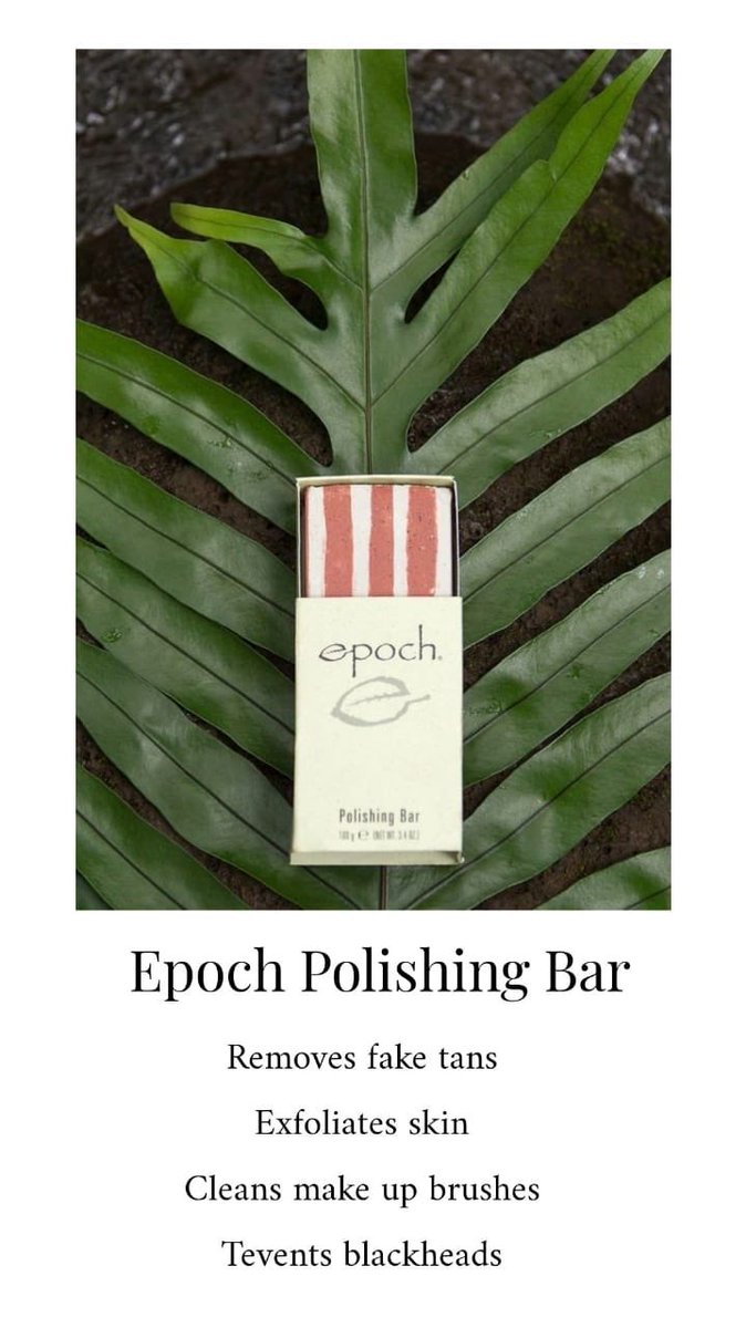 Nuskinforyou2's tweet photo. Epoch polishing bar ✨ DM “New skin, new me” to receive the new epoch bar at cost price ! For this month only ! 🥂❤️ https://t.co/0syXv2CJsN