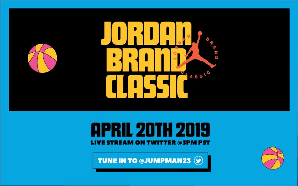 J23app's tweet photo. Jordan Brand Classic streaming live on @Jumpman23 Twitter April 20th -> https://t.co/v5Ka34DRyF https://t.co/em22pAaFNS