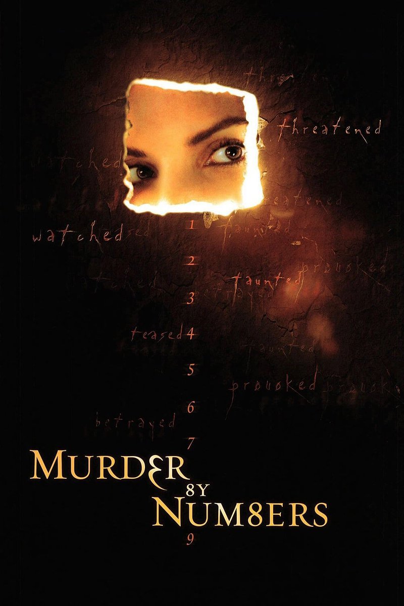 theRealVoCo's tweet photo. Murder by Numbers was released 17 years ago with an estimated #USBoxOffice Revenue of $31,897,985 and played at theaters for 77 days #MurderbyNumbersmovie #voterscommunity https://t.co/O6Rn114trE
