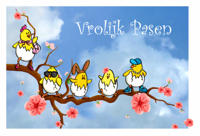 BerfloBedrijf's tweet photo. Maandag 22 april zijn wij vanwege tweede Paasdag gesloten.
Wij wensen iedereen Fijne Paasdagen toe. https://t.co/a2TokbTlxJ