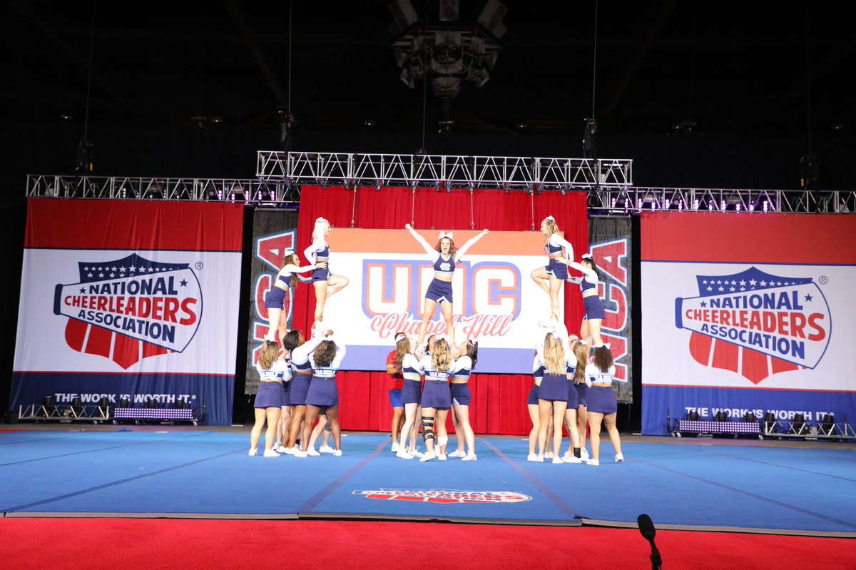 UNCCheer's tweet photo. We’re back in action! Here’s a look back on our Daytona 2019 trip. What a great time we had with this team💙 https://t.co/BiOl8bdMdV