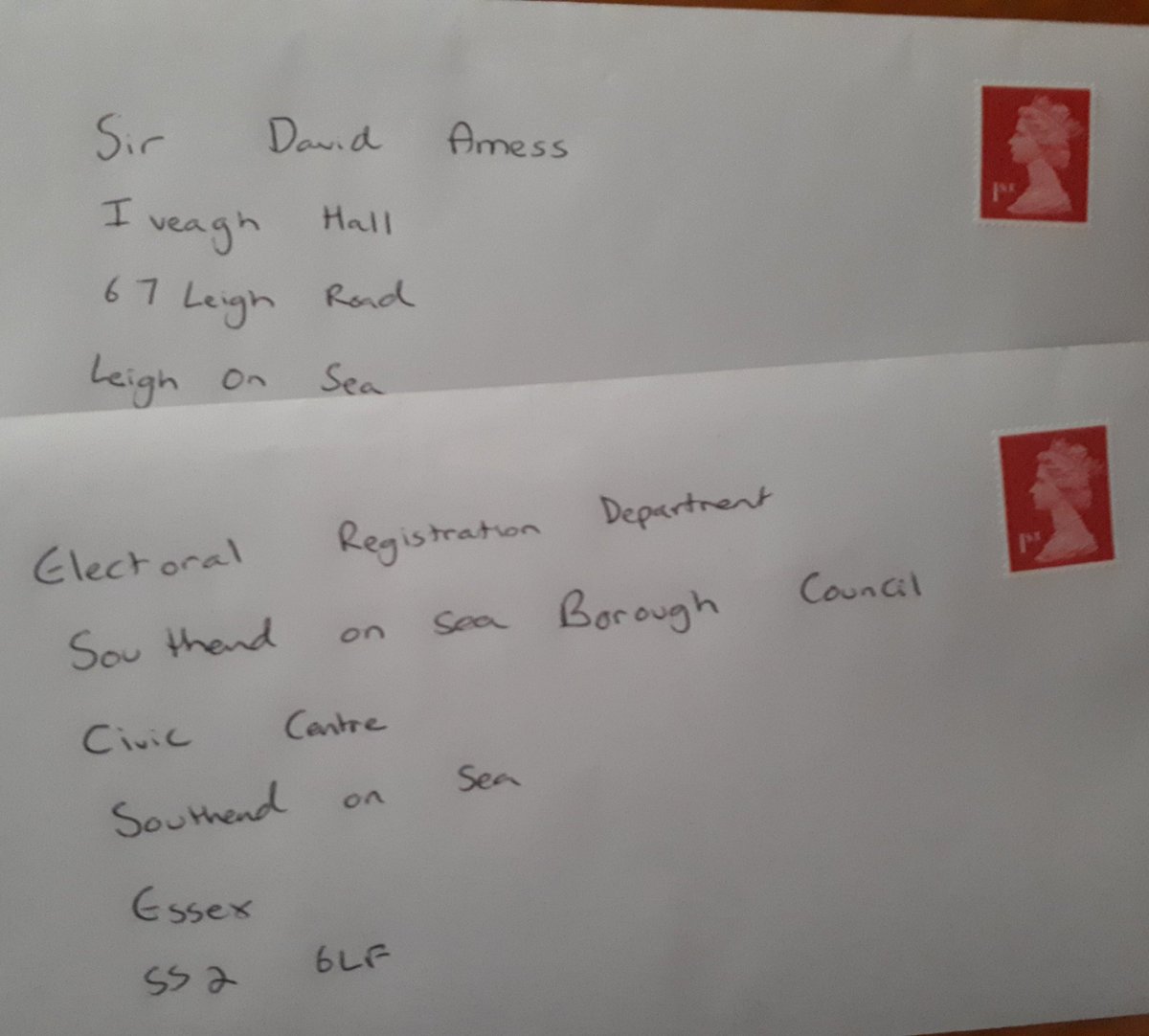 MrsEmmaJK's tweet photo. Dear @NewEuropeans, 

As suggested in your email, I've  written to my local MP &amp; local council's Electoral Registration Department to ask for their help in sending to #EU27citizens citizens registered with our council the forms needed to vote in the #EP2019(#EUelections2019) x https://t.co/8Nk7DfzpOW