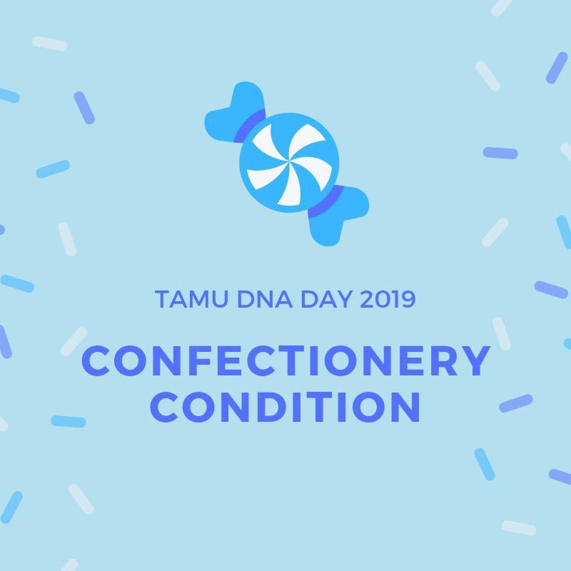 tamudnaday's tweet photo. Stop by DNA Day on April 24th to learn about how genetic mutations are passed from parent to child. At this booth you will learn about the inherited mutations of Sickle Cell Anemia using some sweet treats! You will surely have a gummy good time! https://t.co/sSLXHYM7p5
