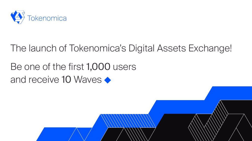 Tokenomica's Digital Assets Exchange has fully launched. Be one of the first 1,000 users to register and receive 10 Waves!
http://vfa.tokenomica.com