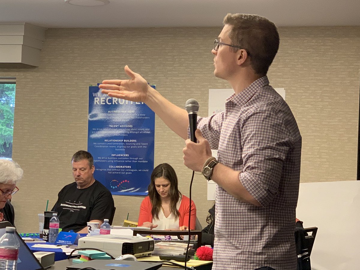 allynbailey's tweet image. @ProseTalent walks Intel’s TA teams through how we leverage data to tell a story, measure impact and create insight, oh and also helps us learn how “time to fill” without context is just trivia not a sign of impact  #dataovergut #IamIntel