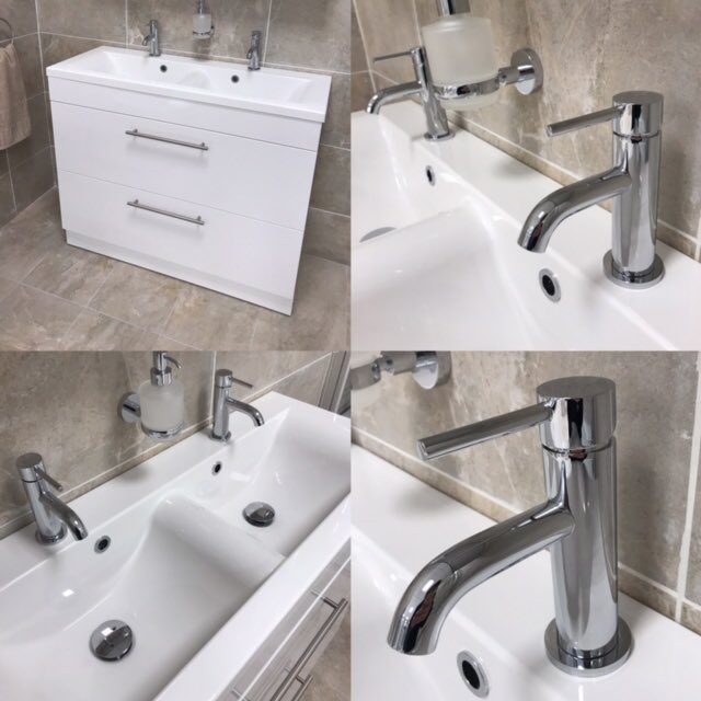 lilybainbath's tweet photo. ⭐️NEW⭐️
1000mm Twin basin furniture unit in gloss white. Double basin can avoid early morning clashes 🤔 It is both stylish and practical with lots of storage. Matching basin mono taps & a Miller of Sweden soap dispenser. #DoubleUnit #Storage #Miller #Accessories #lilybain https://t.co/Mky3ERsMtH