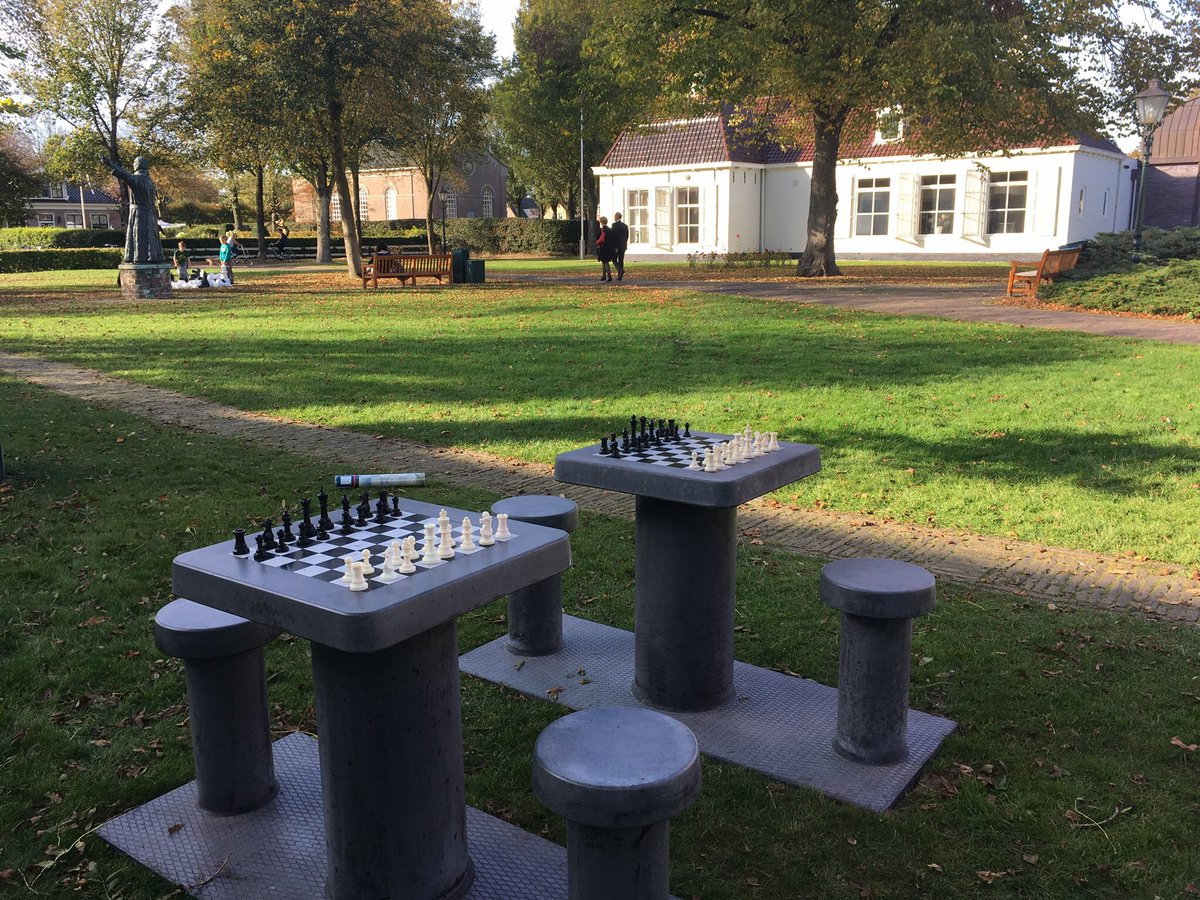 jmedinamolina's tweet photo. Every city park should have its own chess tables. Let’s make it happen together. Contact your local representatives! #happykids #alzheimer 

*** Since early 2018 10 Dutch cities have placed chess tables in the open space ***  🙌

@GMJuditPolgar 
@SusanPolgar 
@FIDE_chess https://t.co/1sAGt8YlXz