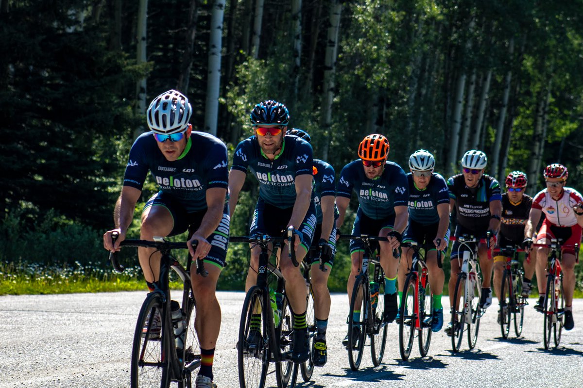 Thanks to our Presenting Sponsor, Peloton for your amazing support. Ride July 12th-14th through the Rockies support #kidscancercare  Only $299 til April 30th includes personalized Louis Garneau jersey, massages &amp; more. Ride 100km+ each day!  tourforkidsalberta.ctcacf.org  #KidsCancer