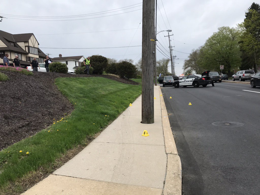 Sprigettsbury Twp. police are investigating shots fired in the 2200 block of E. Market St. Cars hit. Nobody wounded.