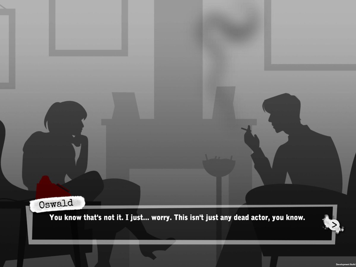 BloodtoInkgame's tweet photo. Elinor's husband Oswald is skeptical about her's an A.E.C.'s investigation of the Alfred Glenn murder.

Can you prove him wrong and prove that there's more than meets the eye with this case?

#BloodtoInk https://t.co/J3i9JBPUdp