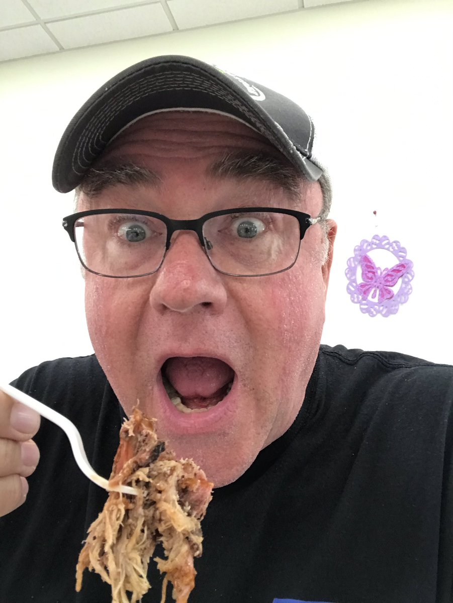 mckayWSB's tweet photo. Man can not live on bbq alone...unless it’s for a good cause! Honored to support @forestparkpolice 17th Annual BBQ Lunch nbenefitting seniors & their Triad program. #pulledporkbbq #slaw #bread #chips #pickles #smilinyumcam #smilinweekendcam https://t.co/327tYOVZit