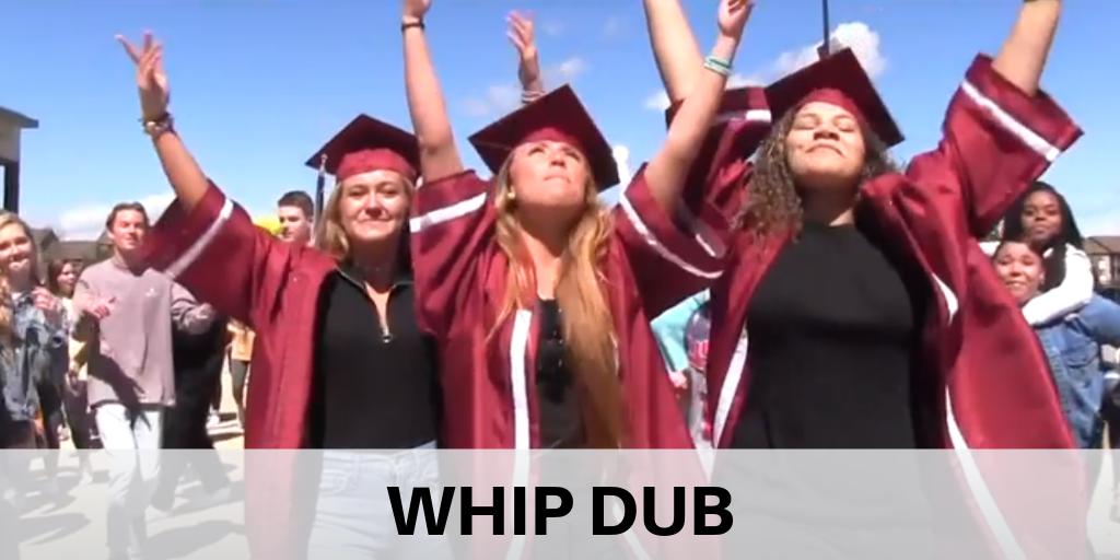 Go big or go home! AV students created the first-ever whip dub, where a lip dub meets whip panning. GHS students and staff lip-synced songs from the last 30 years, and AV filmed &amp; connected them with whip pans. A big, fun memento for 2019: gpsbulldogs.org/apps/video/wat… #schoolspirit