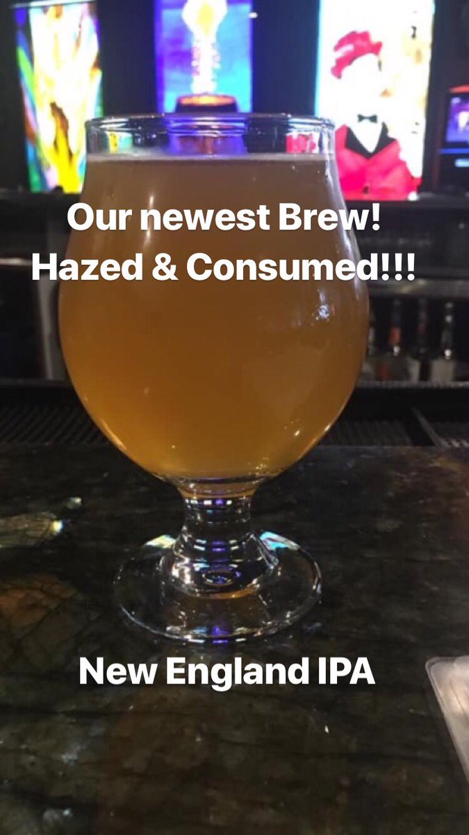 NOW ON TAP!!!  Our newest IPA, Hazed &amp; Consumed is a juice bomb that explodes with orange citrus and a soft malt body. Technically a New England IPA, Hazed &amp; Consumed delivers classic hoppy bitterness perfectly balanced with tropical fruity goodness!