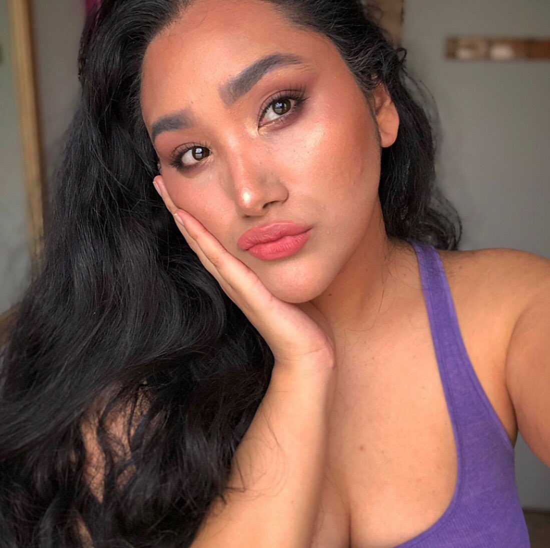 conniesvida's tweet photo. @fentybeauty Wearing #profiltrfoundation 240 and #profiltrconcealer 220 😊💕 https://t.co/KmLdtk4Ibb