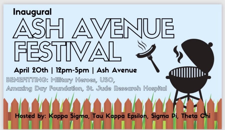 Tomorrow is the first ever Ash Ave Fest! Don’t miss your chance to support 4 awesome philanthropies!