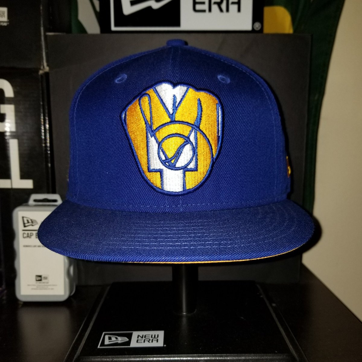 mke59fifty's tweet photo. @Muzixndmd @aaroncappscaps @AndrewHoddle @SquatchoSpotti1 @hatsgamestrains @JJHoserHOTD @GMaclagan @annapickel @Hat_Tweets @dlock13 @SFHatDad @jaylaw22 @mbressler13 @HatClub @Swartzy16 @TheTownJester @Benjamin_G_Lund @MyDopeHatGame @BRKCP_ @milbhatguy @SDHatGuy @NickWallace210 @509fitted @Caplover83 @xmgc_2013 @HatHoard @benrod19 @trailblazers @mrincognito74 @quebec_moore @fiveninefiveoh @BaseballCapHats @profhattar57 @FittedFriday @rumlightning @CapEaters @el_gmac73 @emdeem @hat_problemz787 @paandy188 @brimhype @thehataddict @insomniac82986 @Interstate19 @300baseballcaps @baseballcaps @47brand @Taylz_77 @lids @NewEraCap #HOTD #HATTWITTER #Brewers #DAIRYSTATE #MILWAUKEE #BREWCREW #NEWERA #NEWERACAP #TEAMFITTED #59FIFTY #HATCLUBCOPA
Another stadium exclusive I picked up back in 2013 if I'm not mistaken. https://t.co/6T72tiiBcn