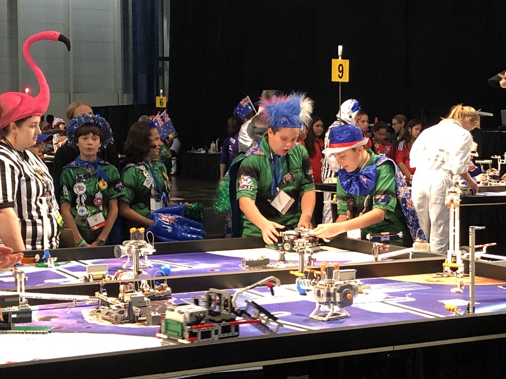 LEGO_Education's tweet image. It’s the final day of the @firstlegoleague #INTOORBIT competition! We are so inspired by the collaboration between all the teams! #FIRSTinspires #LEGOconfidence