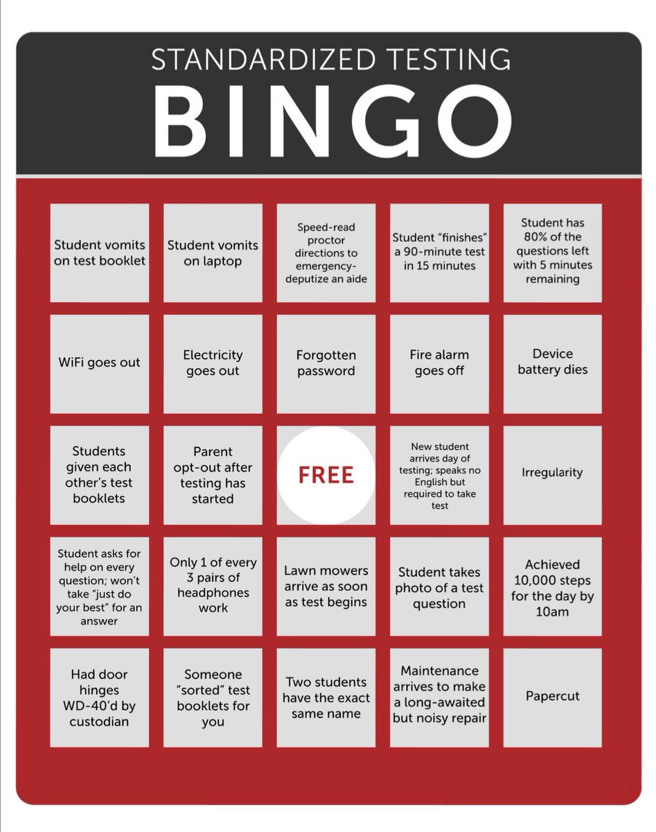 EFitzSolava's tweet photo. I know that it is Spring break, and I shouldnβt be thinking about work, but this is hilarious π #schooltestcoordinator #testingseason @DeborahGibsond https://t.co/TSqRXaWMEx https://t.co/Su9sOwe7L3