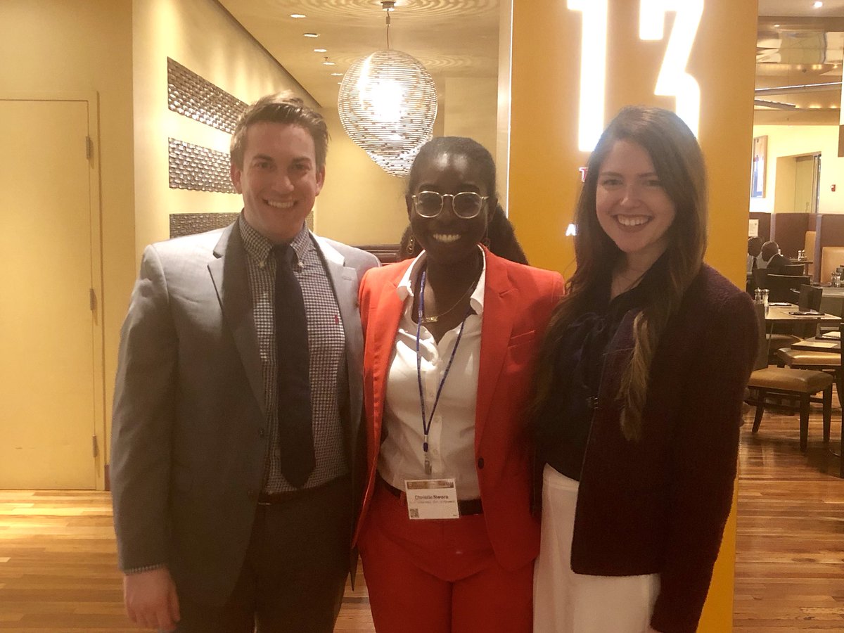 ChristleNwora's tweet photo. Always love seeing #AAMCOSR (@dnbernst and @kateharriel) and #AAMCORR (@M_MaguireMD) at different conferences! Both David and Dr. Maguire gave excellent presentations at #AMEC19 https://t.co/kB5mvBa4Dy