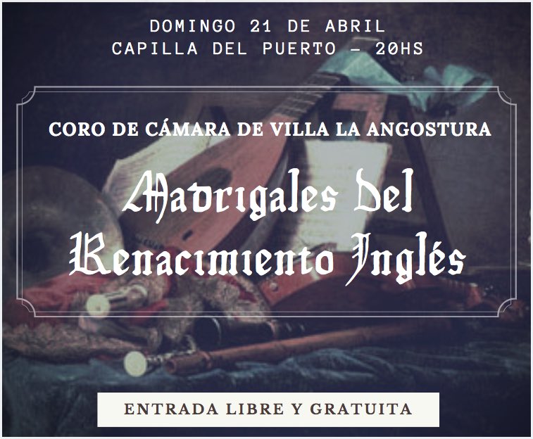 matiasvivot's tweet photo. Este domingo dirigiré un precioso programa con el Coro de Cámara de Villa La Angostura. ¿Venís?
#VillaLaAngostura #musica #Domingo https://t.co/7RxAe5TjU9