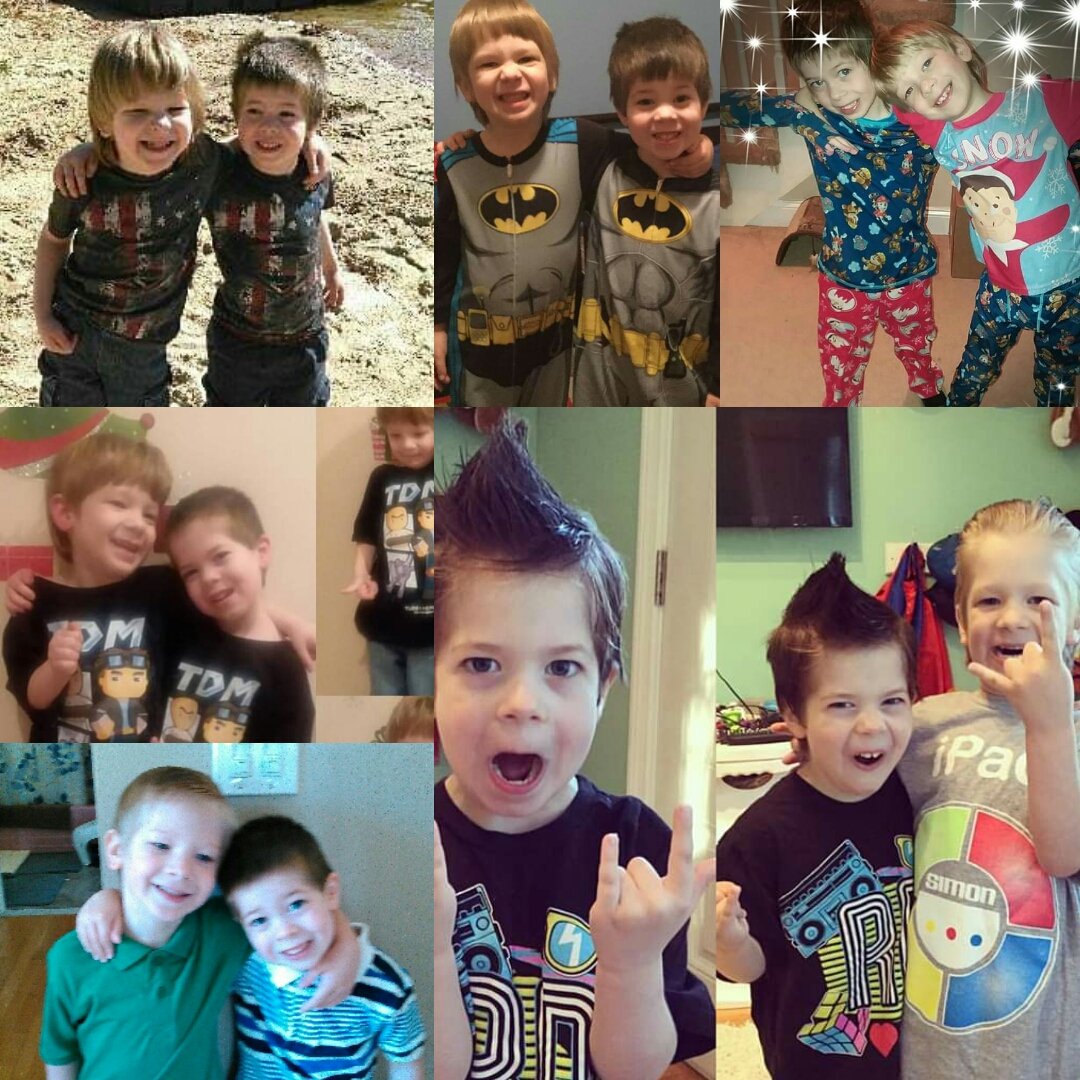 Happy 7th birthday to amazing "miracle" twins.. Hunter and Charlie!  I'm so lucky to be their mom!!! 😍👬🎉🎁🎂