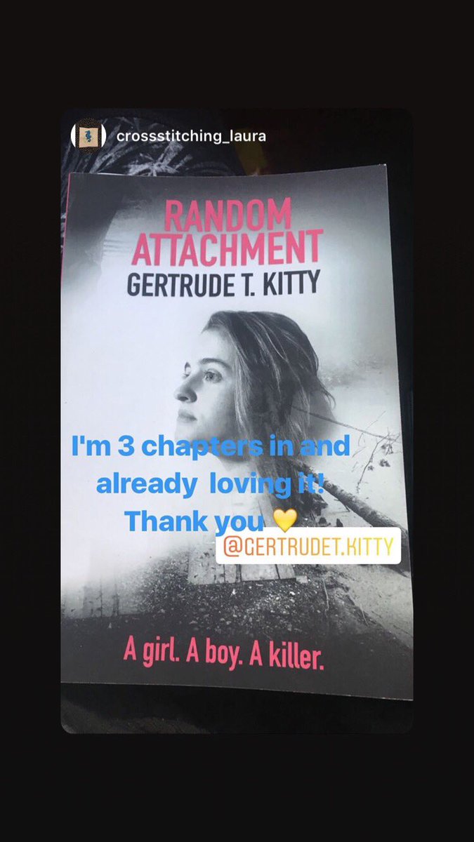 gertrudetkitty1's tweet image. Very happy Good Friday. A reader enjoying #RandomAttachment #YoungAdult #teen #romantic #thriller @FemaleBloggerRT @RTingbloggers @UKBlog_RT @UKBloggersRT @gridcoreRTs @sincerelyessie #indieauthor #readers