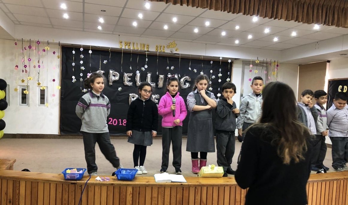 RimaSaad96's tweet photo. Always BEE-LIEVE in yourself !
Our grade 1 learners did a great job in the spelling bee competition. Congratulations to all of them and to the winner “Touline Issawi”. @DawhaHighSchool https://t.co/5W6lTEJyvz
