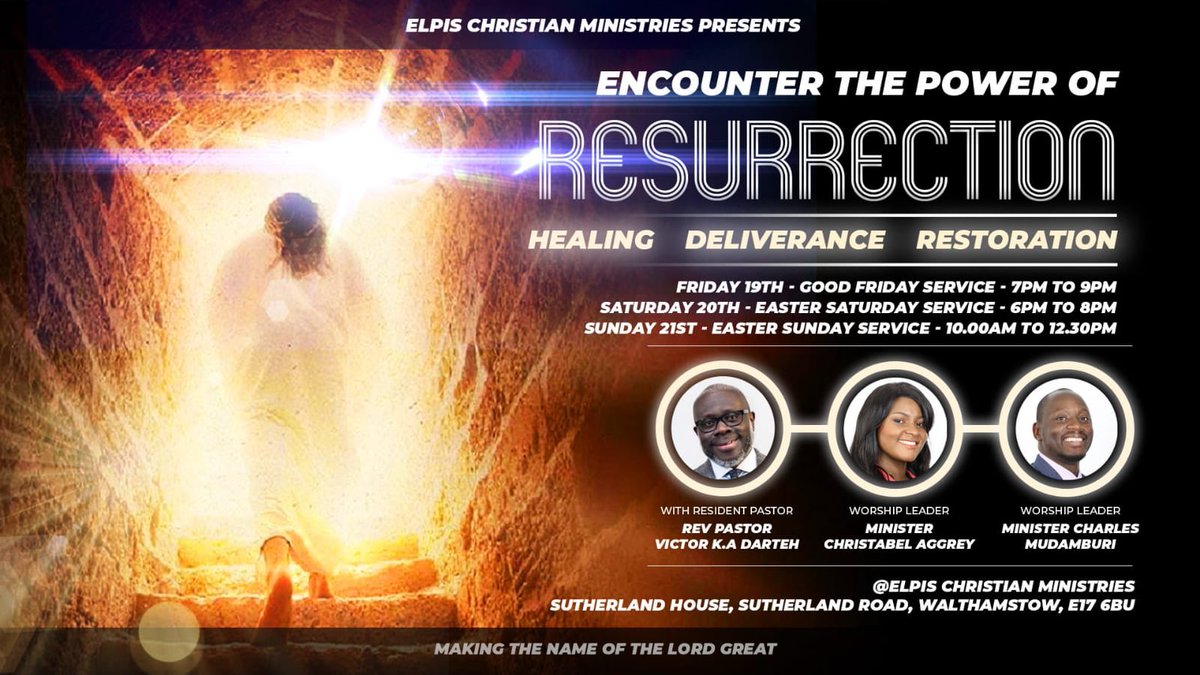 Tell a friend !!! Tell a Friend!!!!#LifeAtElpis  #JesusChrist #FridayService #Resurrection #Easter #ElpisChristianMinistries