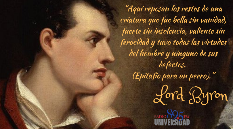 AutonomaRadio's tweet photo. Lord Byron,  poeta del romanticismo británico, considerado uno de los mayores poetas en la lengua inglesa y antecedente de la figura del poeta maldito. 
Byron falleció el 19 de abril de 1824 a la edad de 36 años.
https://t.co/5Aqw0SLlTV
#Mexico #Queretaro https://t.co/wO10Vn7lhQ