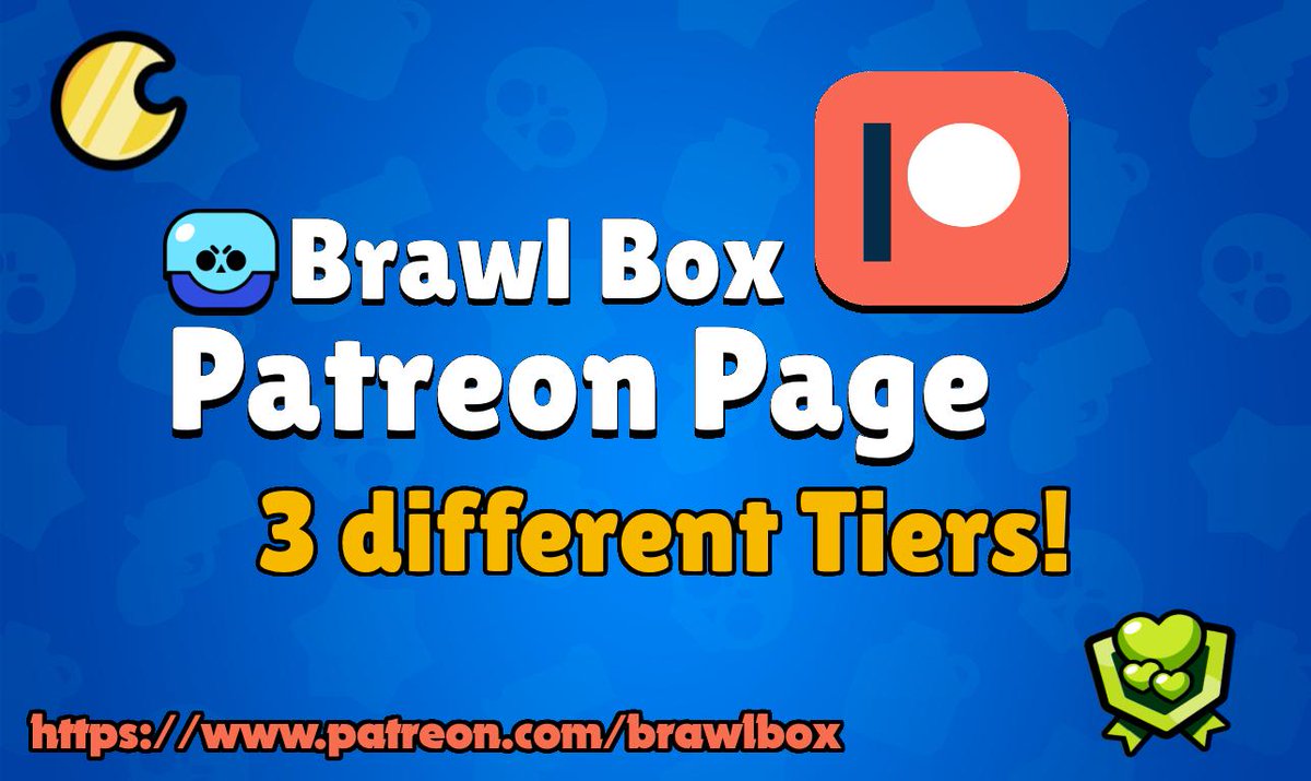 Brawl_Box's tweet photo. I'm so happy to announce that we have a Patreon Page!! Go check our discord announcement for more information or go to the page itself!! 
https://t.co/qDGCuggrp9 https://t.co/uIX63SmZr1