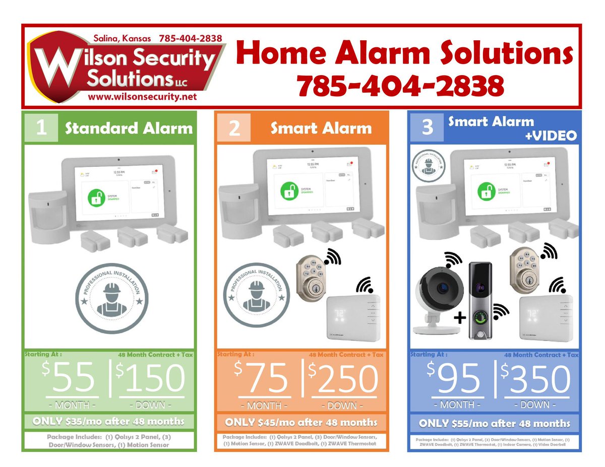 norristhechubbs's tweet photo. Call me today to at Wilson Security Solutions, LLC. I can come out and do and estimate and let you know what will fit your home the best.
#homesecurity #alarmcom #besafe https://t.co/ge6BAZChfs