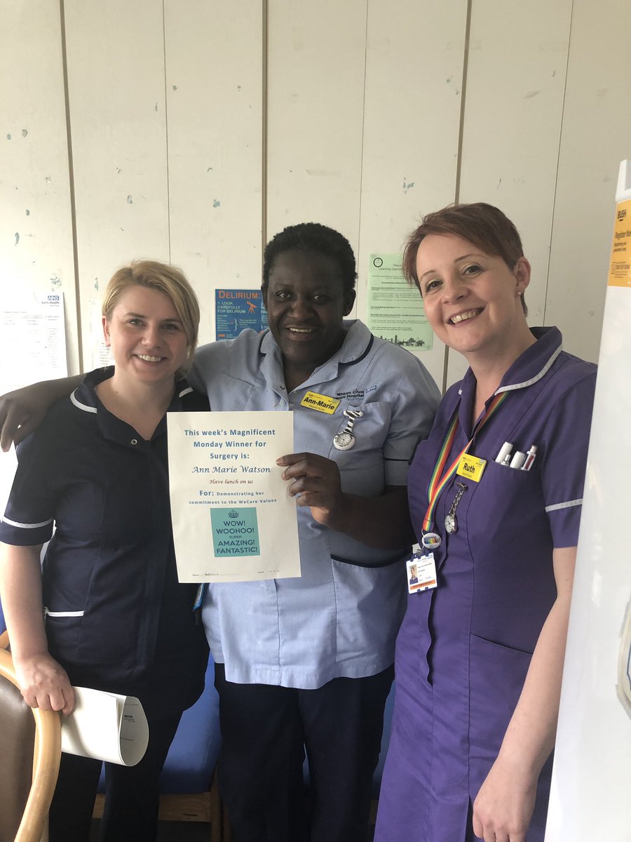 Congratulations to Anne-Marie, this weeks Fantastic Friday winner. Thanks for all your hard work on <a href="/RowanWard1/">Rowan Ward</a> <a href="/Jacwood1Wood/">Jackie Wood</a> <a href="/NurseRuthGreen/">Ruth Green</a> <a href="/suer366/">sue row</a> <a href="/johnwxurology/">John Peters</a> <a href="/CAlexanderNHS/">Caroline Alexander</a> <a href="/ratansiz/">💙Zebina Ratansi, MBE, RN💙</a> <a href="/AlanGurney6/">Alan Gurney 💙</a> <a href="/ahahealy/">Aishling Healy</a> @WhippsCrossHosp <a href="/NHSBartsHealth/">Barts Health</a>