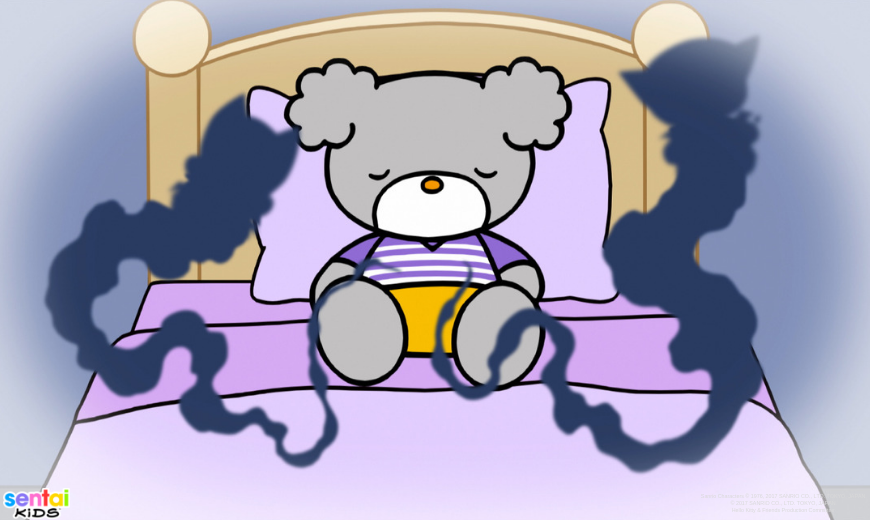 Sometimes bad dreams can be scary, but they are just dreams! 

via Hello Kitty &amp; Friends - Let's Learn Together: 
bit.ly/2DbFKXC