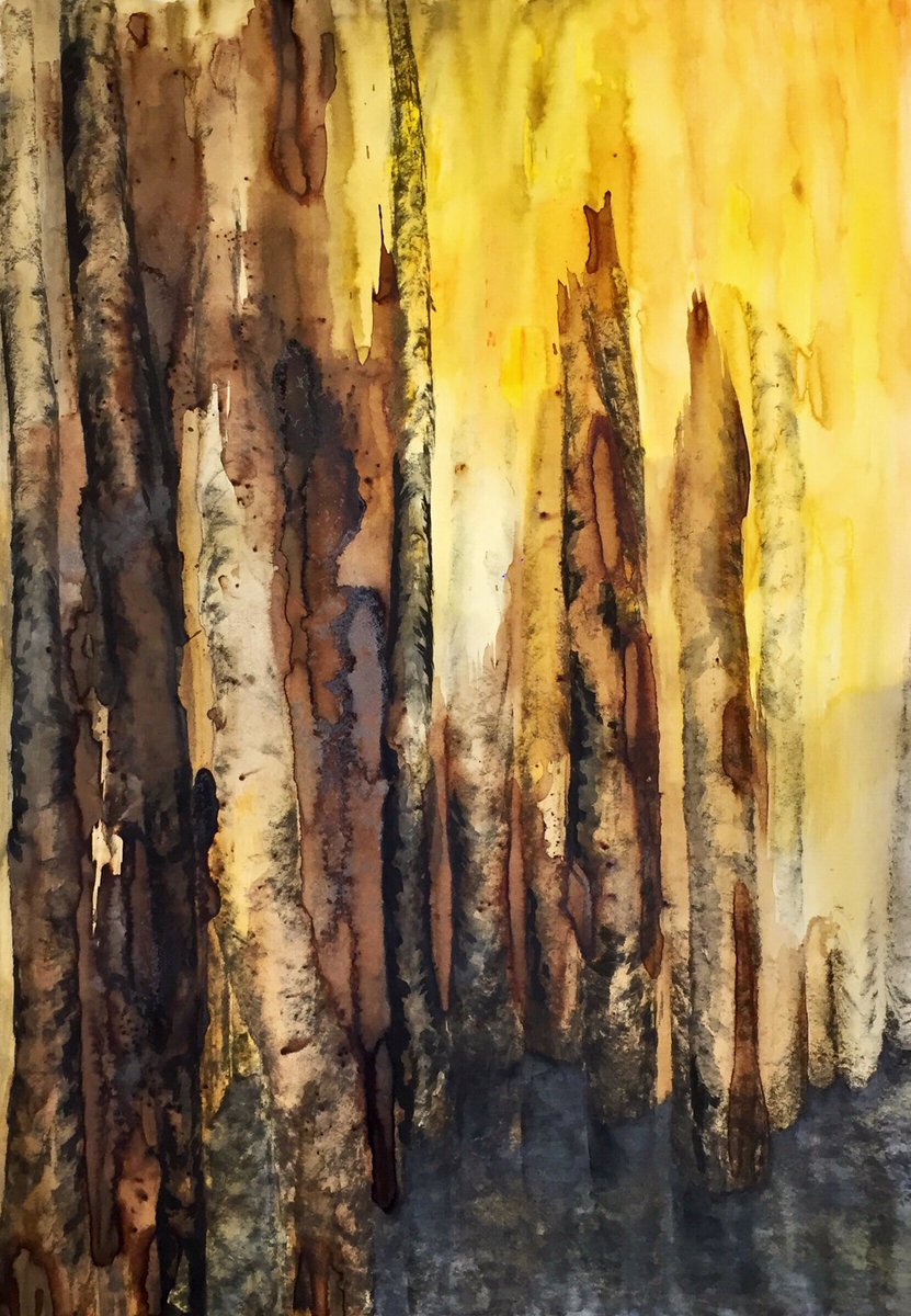 bypyky's tweet photo. 421 mountain trekking 
Mixed Media 100x70cm
#intothewoods #trees #bisterink #woodsland #bisterinkdrawing #bisterart #watertrees  #artexperiment #inkprocess #tachist #inkstain #mountaintrekking #nature #trekking #stainsart #proofplusplus #stainsexperiment https://t.co/PVw3hxAksg