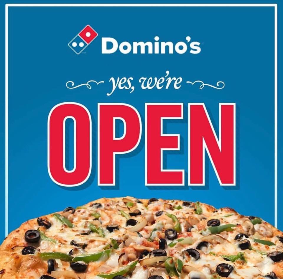 DOMINOS_WINDSOR's tweet photo. Yes, we’re open our regular hours this holiday weekend so there’s no missing out on precious pizza time! 🐰💐🍕 https://t.co/LAaFRo4EvU
