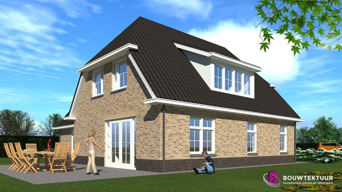 Landelijk wonen...
Na de bouwvak van start; 
nieuwbouw landelijke woning te Dedemsvaart. 

Uitvoering: M2 bouw Dedemsvaart