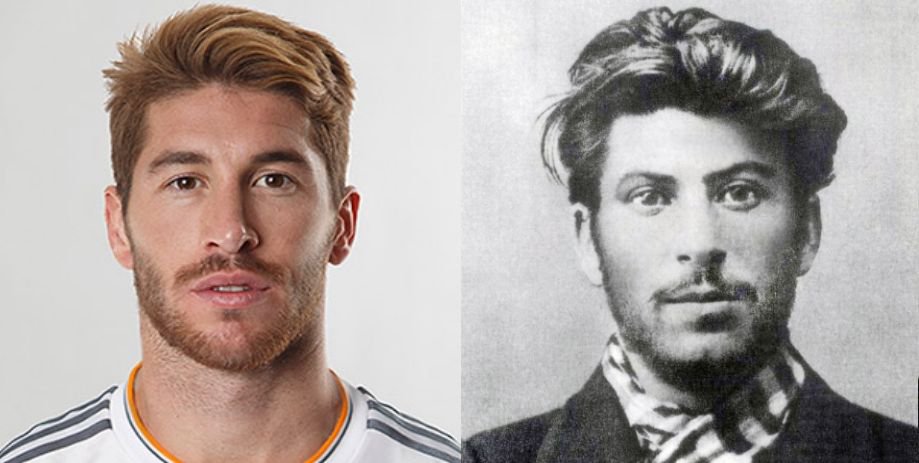 Sergio RAMOS & a young Joseph STALINE