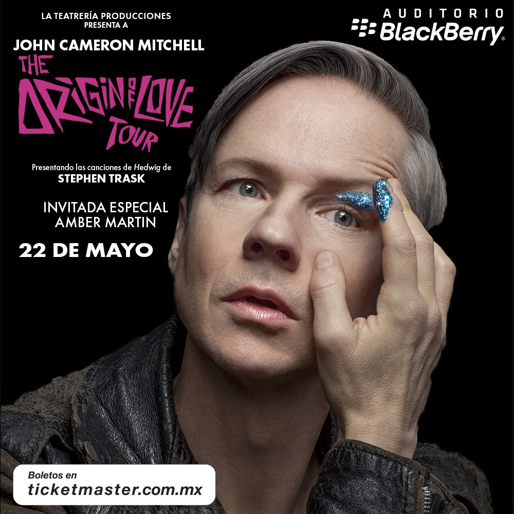 LaTeatreria's tweet photo. ¡#JohnCameronMitchell en concierto!
Presentando #TheOriginOfLoveTour en el @AuditorioBB 💄💋
📌Función 22 de mayo a las 20:30 hrs.
*Invitada especial: #AmberMartin
🎟 Boletos en @Ticketmaster_Me
❣️❣️❣️❣️❣️❣️❣️❣️❣️❣️❣️❣️❣️❣️
https://t.co/8tdFFCGuo8 https://t.co/58aoIbWLRi