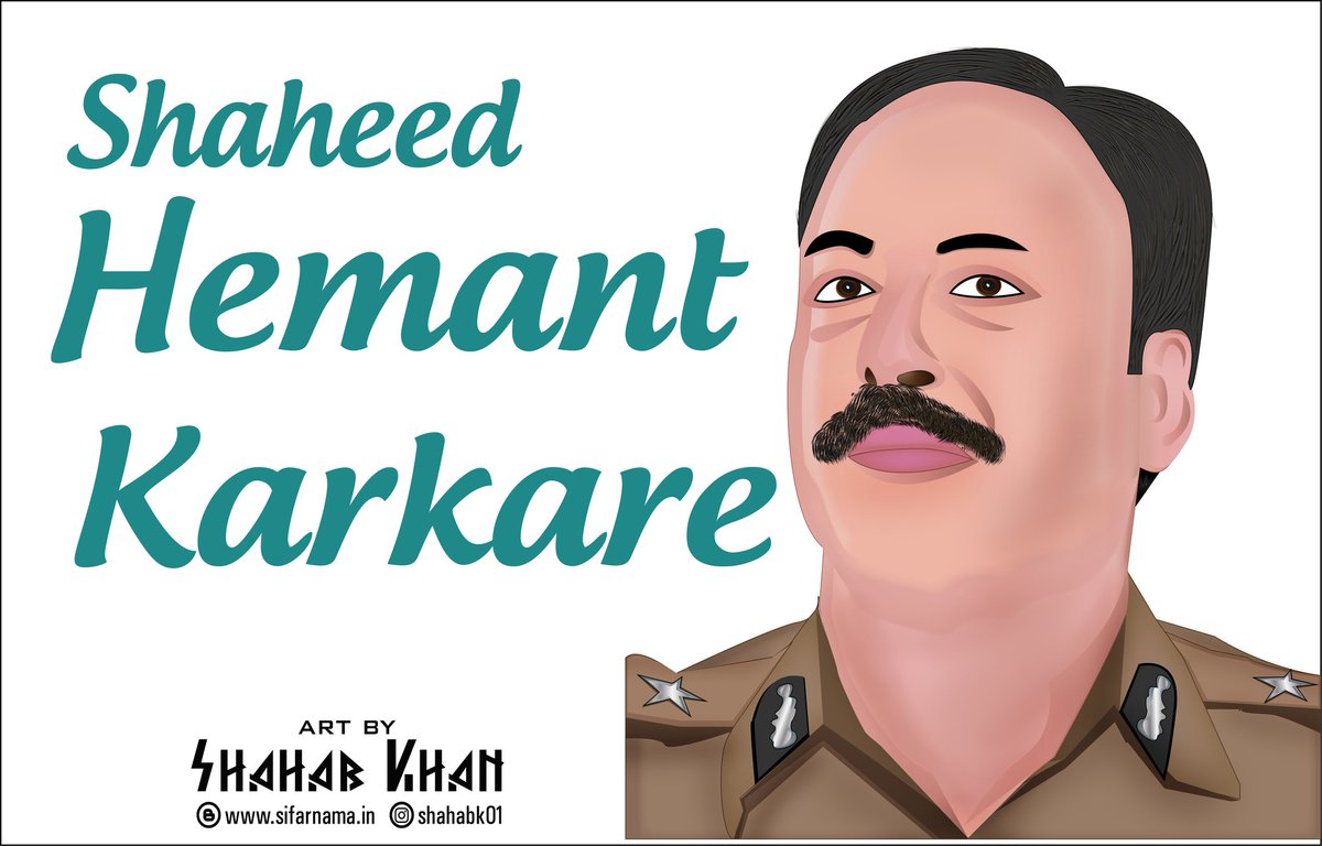 sifar_art's tweet photo. An Digital Art by me 
My Tribute to Real Hero 
Shaheed Hemant Karkare
#HemantKarkare #Respect 
#salute #Bhopal https://t.co/jc5xorFJgF