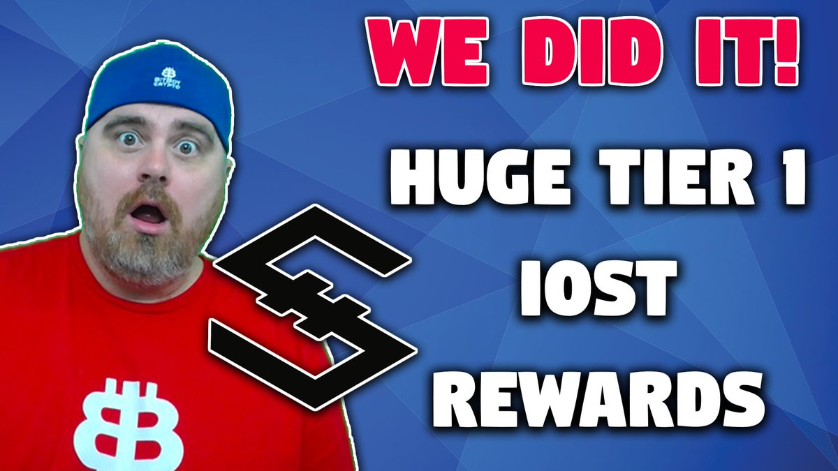 DiscoverCrypto's tweet photo. Here is a video about why achieving Tier 1 for the $IOST quarterly rewards is HUGE for those people who vote for me with their #IOSToken. 

Can't tell you guys how much I've enjoyed being part of this ecosystem. Shout out to @jimmyzhong_iost. Much love.

https://t.co/PgQMtsUMtr https://t.co/6BFmFevPOI