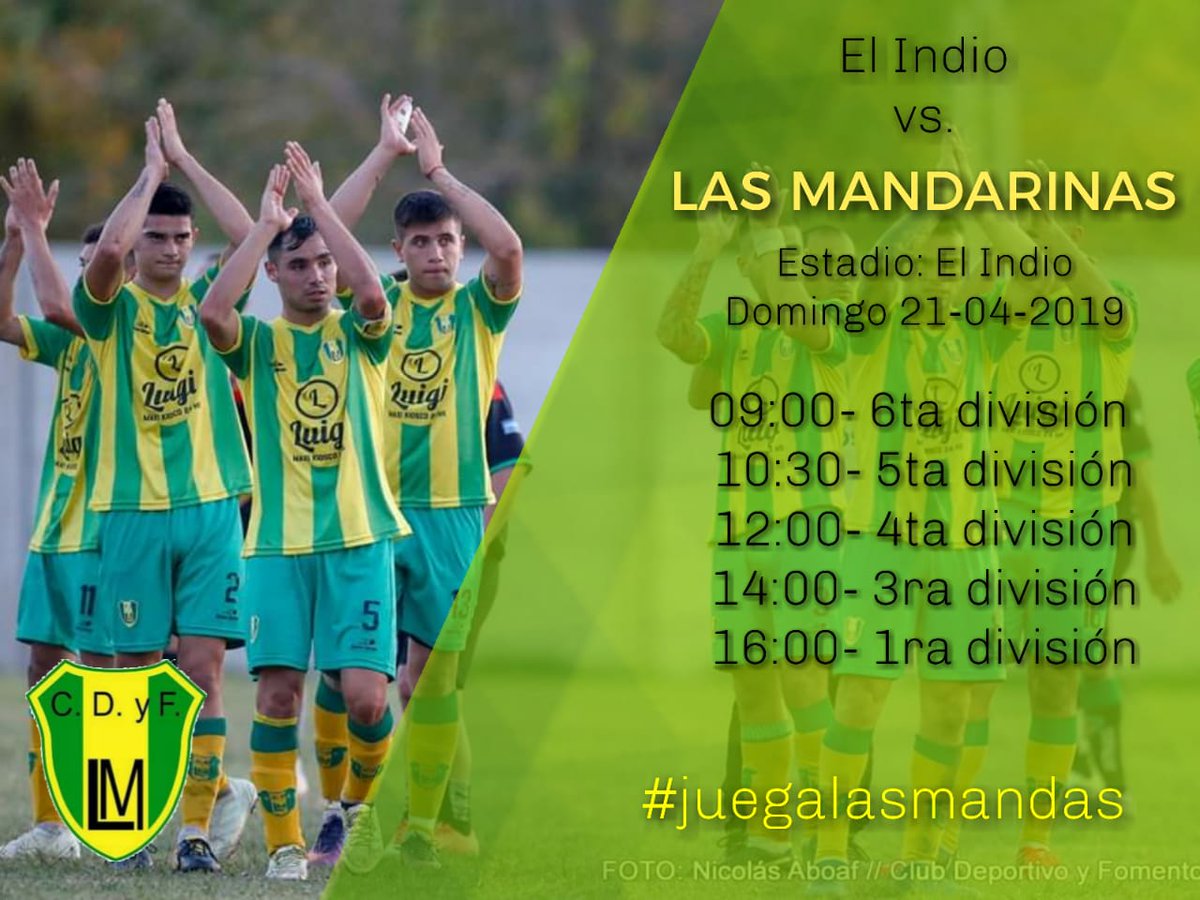cdyflmok's tweet photo. EL DOMINGO JUEGA LAS MANDA!
Jornada completa de visitante vs El Indio.
#futbol #juegalasmanda https://t.co/KtfzqpTznL