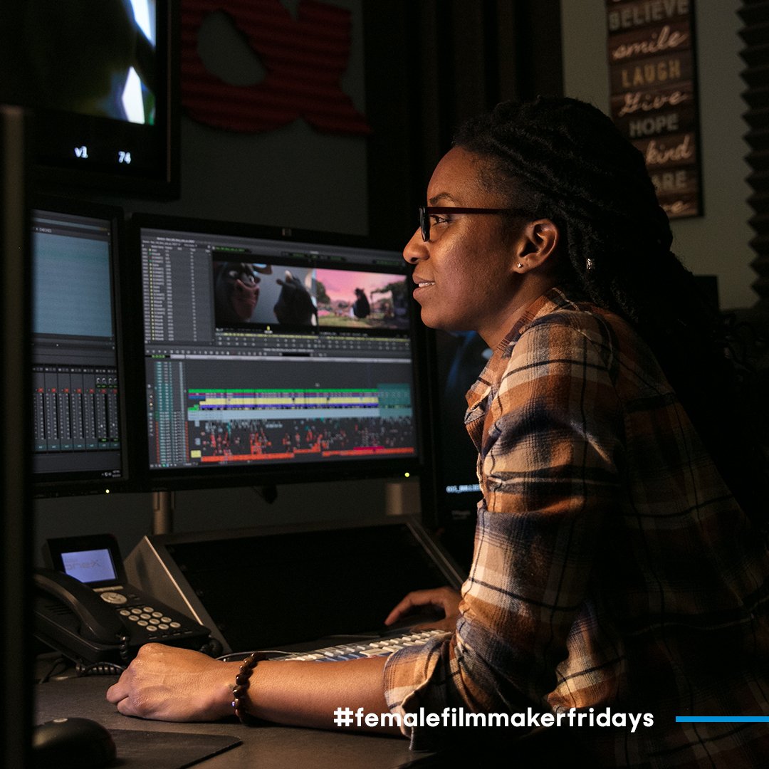 “Just seeing a female’s name in the end credits can make all the difference in a young girl’s mind. She can utter the same words I once did, 'I hope to see my name up there too!” — This week’s #FemaleFilmmakerFriday features Lauren Stevens, 2nd asst. editor on #SpiesInDisguise.