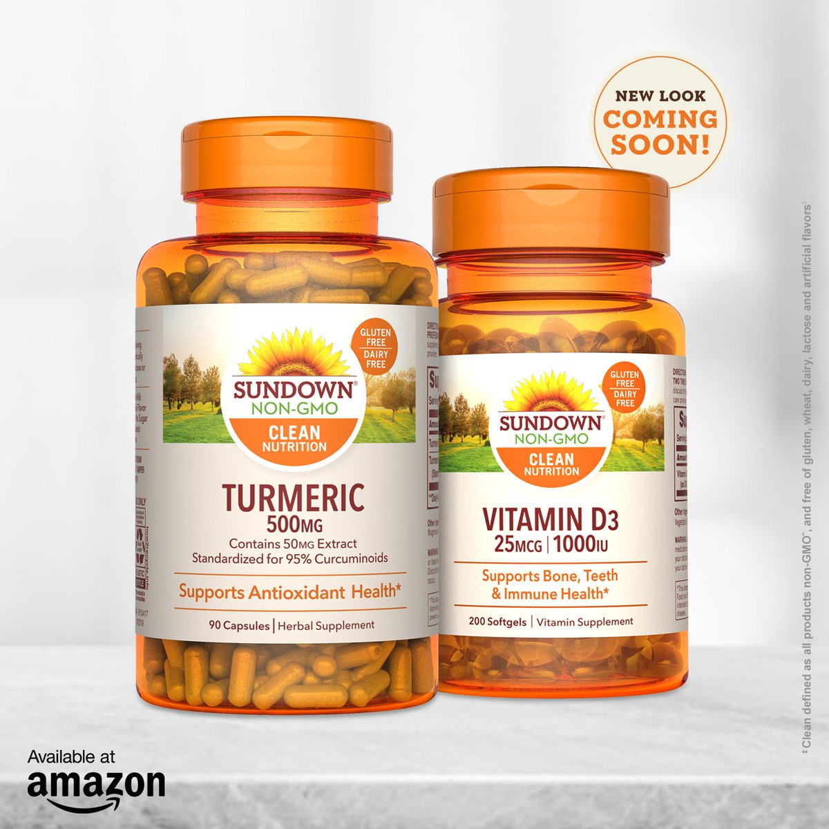 Our products are Non-GMO^, Free of  gluten, wheat, dairy, lactose and made with Colors &amp; Flavors from real foods.◊ Check out our new look coming soon to a retailer near you! bit.ly/ShopSundown