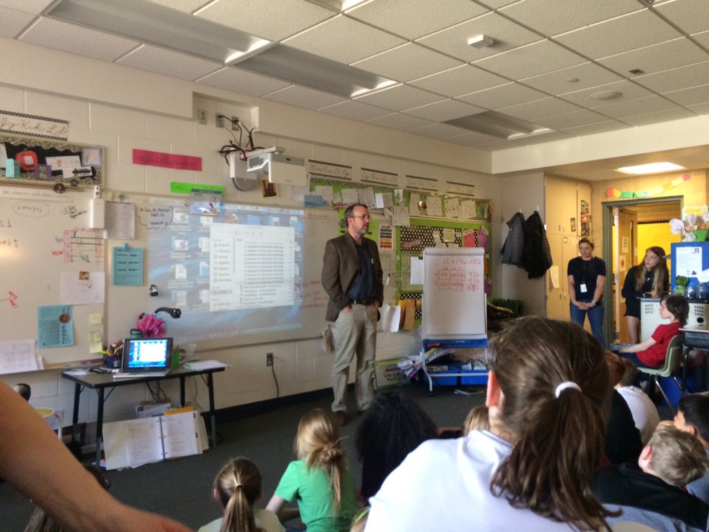 kimforuria's tweet photo. Thank you Allen Morris Jones for visiting #4thgrade at #MLlearns. Your inspiring us as writers and Montanans! #BSD7chat https://t.co/AnL9Xf0Svq