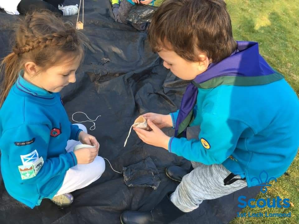 Beavers had a crackin' time making parachutes for eggs this week! 🥚

The GSL thought they were yolkin' when he saw the risk assessment... 😜

I'm here all week folks! 🤪🙄

#scoutinguk #beavers #dadjokes #EasterWeekend #balloch 
<a href="/ScoutsScotland/">Scouts Scotland</a> @UKScouting @TimothyKidd