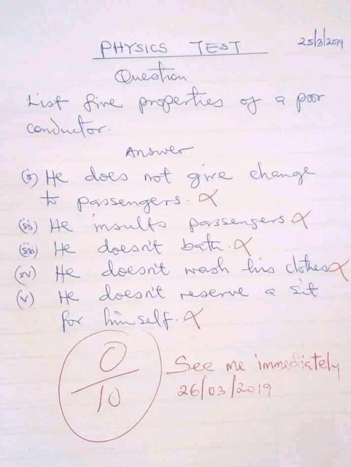 lanreolusola's tweet photo. The conductor and the Physics class
#TheCatalyst #JokeofTheDay #BoostYourDoseofDOSE #Humor https://t.co/DuWcSCRcOV