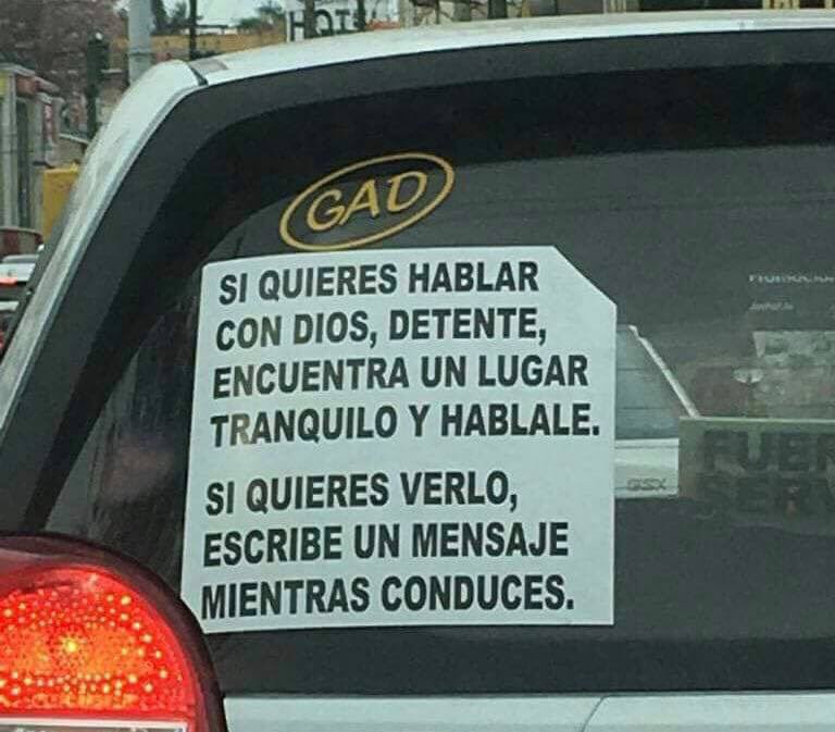 mujerseguridad's tweet image. #Genial 
El mensaje es algo dramático. Pero cumple su objetivo. Nos obliga a reflexionar sobre el riesgo de #textear mientras conducimos. #SS2019 @mujerseguridad